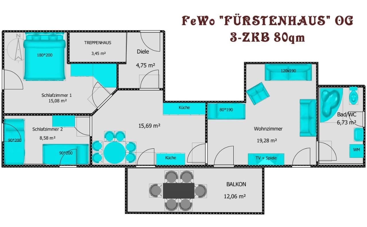 "Fuerstenhaus" Og Hofgeismar-Zentrum! Eksteriør billede